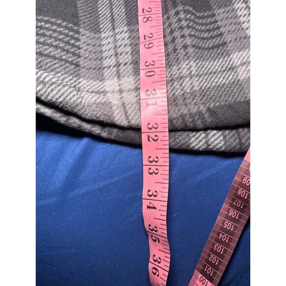 Coleman black fleece sherpa lined button down shacket mens XXL outdoors chore - Picture 7 of 7